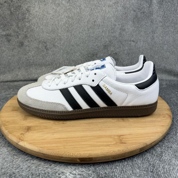 Adidas Samba OG Shoes Mens Size 7 White Leather Indoor Soccer Sneakers B75806 main image 10